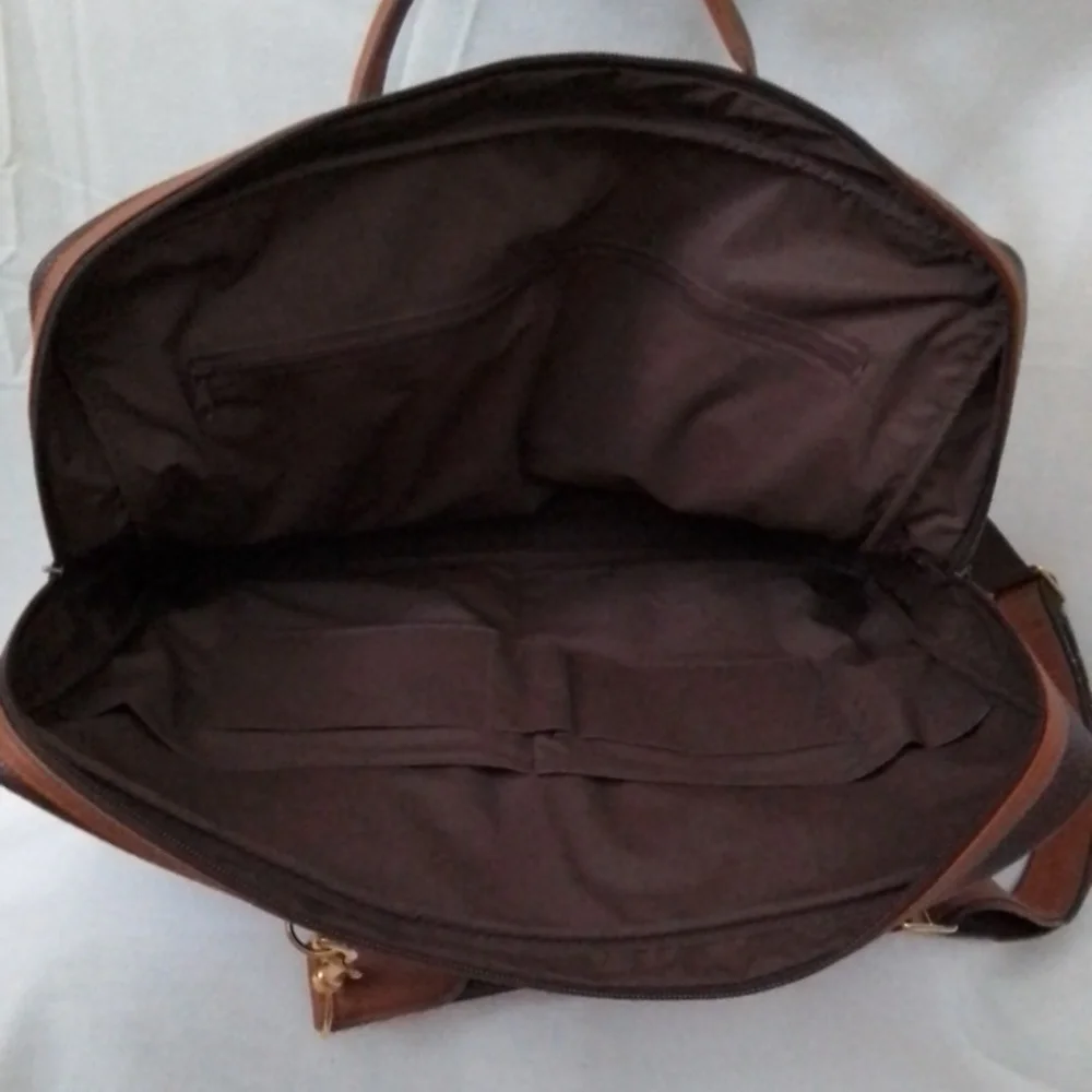 Textured Brown Laptop Bag